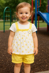 Girl Toddler Printed Cotton Frock (IK2PSETG-03)