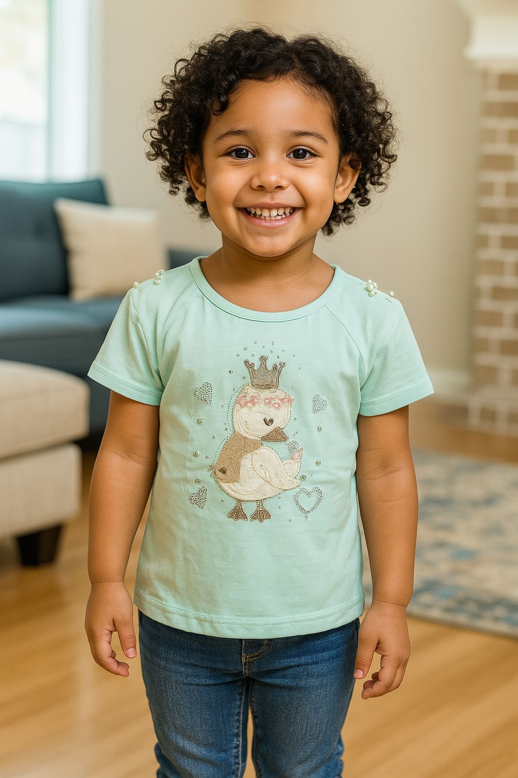Swan Princess Sparkle Tee (IKTOPG-01)